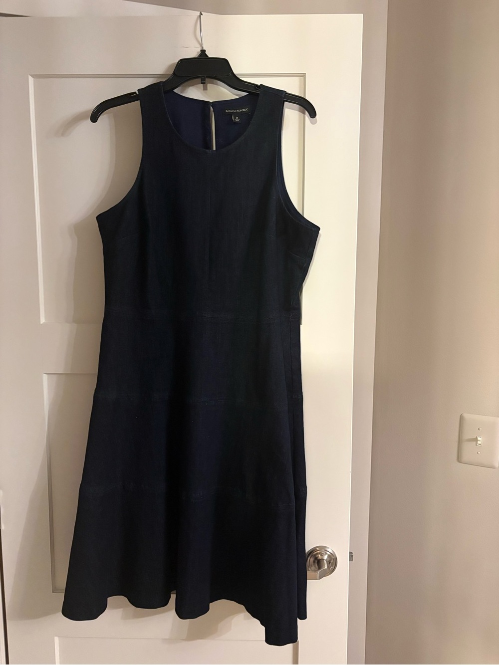 Banana Republic Sleeveless Denim A-Line Dress